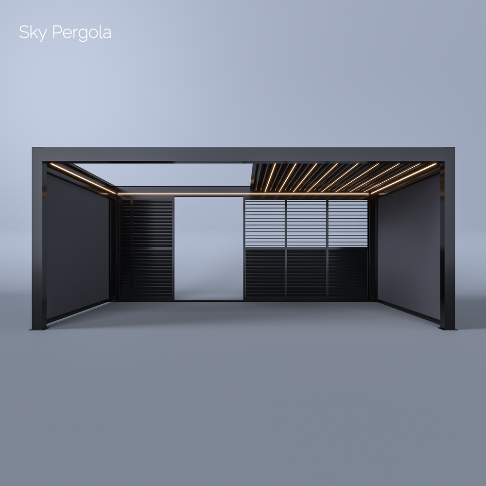 عملية مشروع Sky Pergola — من الاستشارة إلى الاستلام